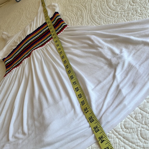 Anthropologie BAILEY 44 Granadilla Rainbow Crocheted Waist Dress Small White - Picture 12 of 17